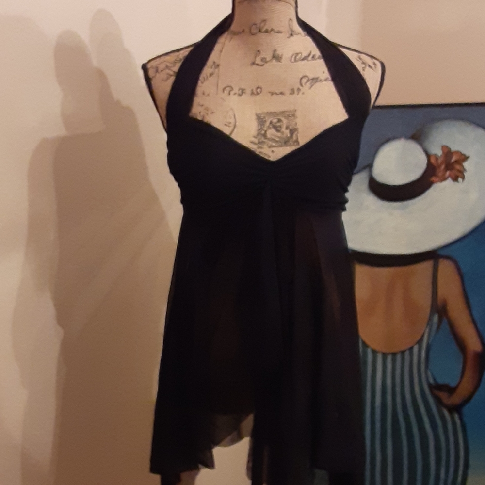 Esprit Mesh Halter Top